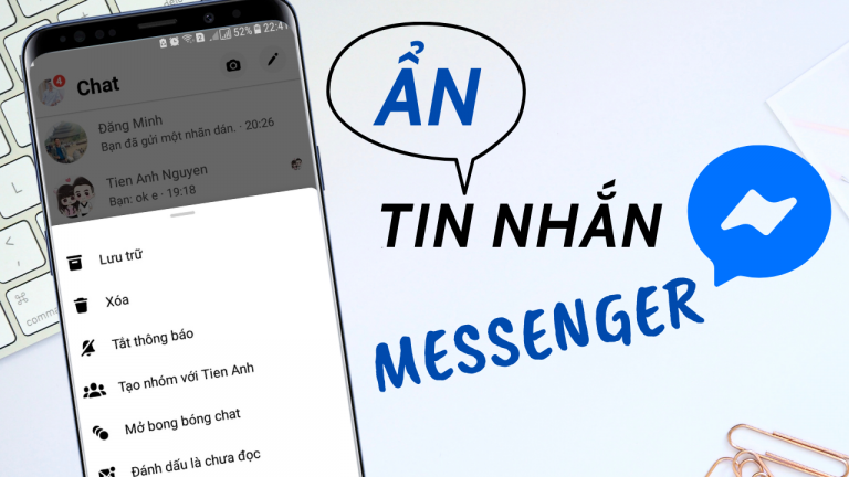 Cách ẩn cuộc trò chuyện Messenger trên điện thoại