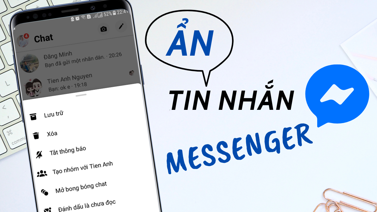 Update Cách ghim tin nhắn trên Messenger mới nhất 2021