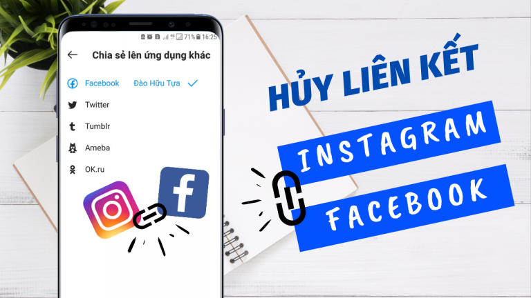 Cách hủy liên kết tài khoản Instagram với Facebook