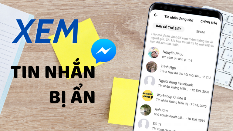 Cách xem tin nhắn bị ẩn, tin nhắn đang chờ trên Facebook