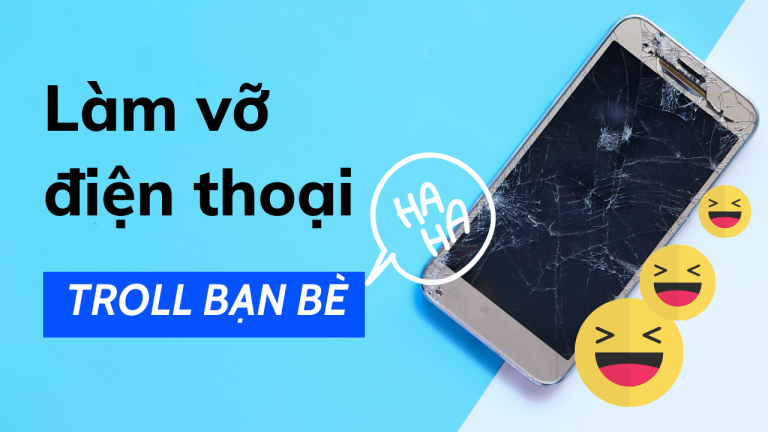 Ứng dụng giả làm vỡ màn hình điện thoại cực độc đáo trên Android