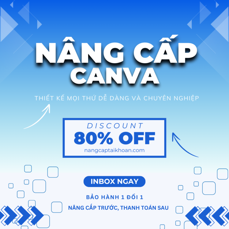 Nâng Cấp Tài Khoản Canva Edu – Sáng Tạo Chuyên Nghiệp, Tiết Kiệm Chi Phí!